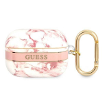 Guess GUAPHCHMAP AirPods Pro cover Marble Strap Collection / pink