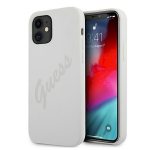 Guess GUHCP12SLSVSCR Script Vintage Hardcase for iPhone 12 mini 5,4" / cream