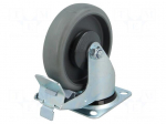 Transport wheel | &Oslash;: 125mm | W: 32mm | H: 156mm | torsional with lock