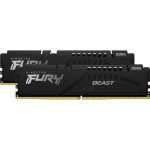Kingston FURY DDR5 - 32GB - 6000 - CL - 36 (2x 16 GB) dual kit, RAM (black, KF560C36BBE2K2-32, FURY Beast Black, INTEL XMP, AMD EXPO)