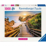 Ravensburger Puzzle Beautiful Walkways - Wooden Stairs to Praio do Camillo (1000 pieces)