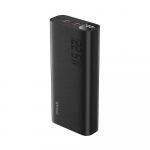BWOO ārējais akumulators (powerbank) | 20 000 mAh | 22.5W | USB-A, USB-C | LED ekrāns | melns