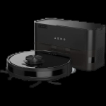 Robot Cleaner w/Dust Collector, black, 2in1 and dust tank, 4000pa, 3200mAh battery