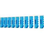 Lindy DisplayPort lock (without key) (10 pieces, code blue)