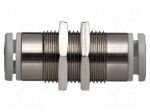 Push-in fitting | threaded,straight | outside | -1&divide;10bar | Mat: brass