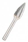 K.MILLING CUTTER WITH SINTERED CARBON.HF 100 F /12,7mm/010 HYPERBOLA FI=12,7x25mm,SHANK 6mm,RBF TYPE