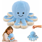 M&auml;nguala | PC | Konsoolid | Tarvikud // M&auml;nguasjad ja m&auml;ngud lastele // Pluszowa Ośmiornica Maskotka Przytulanka Sprężyste Macki Niebieska 30 cm