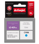 Activejet AB-427CNX Brother printer ink cartridge, replacement for Brother LC-427CXL; Supreme; 53 ml; light blue