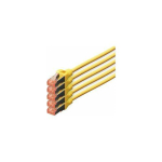 DIGITUS CAT 6 S/FTP &uuml;henduskaabel, 5 tk, 10m, yellow