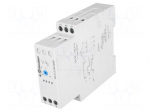 Timer | 0,05s&divide;10days | SPDT | 250VAC/16A | 24&divide;240VAC | 24&divide;240VDC | DIN