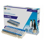 Tinti G&G 15058 tindikassett 10 tk. Asendus K&otilde;rge (XL) tootlikkus Ts&uuml;aan, Kollane, Purpur, Must