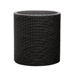 Tooted koju ja aeda // &Otilde;ues | Aiam&ouml;&ouml;bel // Donica okrągła CYLINDER PLANTER M anthracite