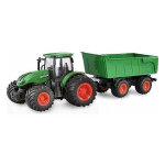 Amewi RC traktor kallutatava haagisega LiIon 500mAh green/6+