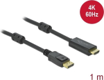 Kaabel Delock DisplayPort - HDMI 1 m Black (85955)