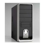 Korpus Azza Linkworld ATX-3261-63/ USB 2.0/ HD Audio + ATX400W (8cm/vaikne) TC RoHS EuP 3xSATA 1xPCIE toiteplokk