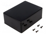 Enclosure: shielding | X: 82mm | Y: 110mm | Z: 44mm | ABS | black | IP54
