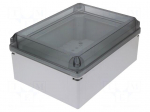 Enclosure: multipurpose | X: 300mm | Y: 400mm | Z: 180mm | GEOS | grey