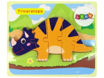 M&auml;nguala | PC | Konsoolid | Tarvikud // Harivad m&auml;nguasjad | Interaktiivsed | Loomingulised | Kunstilised // Drewniane Puzzle Dinozaury Triceratops Ankylosaurus Pomarańczowy