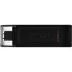 Kingston DataTraveler 70 256 GB (Black, USB-C 3.2 (5 Gbit/s))