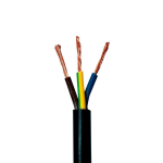 Kabelis OMY 3x1.5mm&sup2; melns