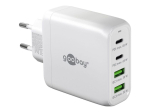 Adapter Goobay  64818 68 W USB-C PD GaN Multiport Fast Charger, White