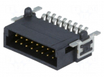 Connector: PCB to PCB | male | PIN: 16 | 1.27mm | Series: har-flex | 2.3A