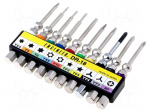 Kit: screwdriver bits | Pcs: 10 | Mounting: 1/4" (C6,3mm)
