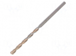Drill bit | for concrete | &Oslash;: 6mm | L: 150mm | metal | cemented carbide