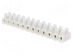 Terminal block | screw terminal | 6mm2 | 500V | 41A | ways: 12