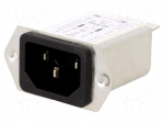 Connector: AC supply | socket | male | 1A | 250VAC | IEC 60320 | -25&divide;85&deg;C