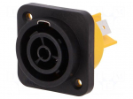 Socket | AC supply | female | PIN: 3 | 16A | 250V | thermoplastic | IP65