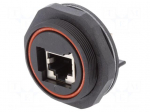 Socket | RJ45 | Buccaneer Ethernet | PIN: 8 | gold-plated | 1.5A | IP68