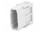 Connector: HAN | module | male | Han Modular DD | PIN: 12 | w/o contacts