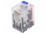 Relay: electromagnetic | DPDT | Ucoil: 24VDC | 7A/250VAC | 7A/30VDC | 7A
