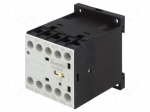 Contactor: 3-pole | NO x3 | Auxiliary contacts: NC | 24VDC | 6A | DIN | BG