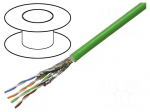 Wire | S/FTP | industrial Ethernet,PROFINET | 6a | stranded | Cu | PVC