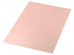 Laminate | FR4 | 1.2mm | L: 297mm | W: 210mm | Coating: copper