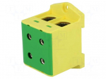 Splice terminal: rail | 25&divide;150mm2 | ways: 1 | terminals: 4 | Width: 51mm