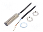 Sensor: inductive | Output conf: PNP / NO | 0&divide;12mm | 10&divide;30VDC | M18