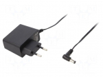 Power supply: switching | mains,plug-in | 12VDC | 1.33A | 15W | 84.5%