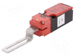 Safety switch: hinged | XCSPL | NC x2 | IP67 | -25&divide;70&deg;C | red | plastic