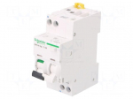 RCBO breaker | Inom: 16A | Ires: 10mA | Max surge current: 250A | IP20