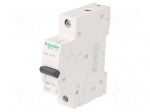 Circuit breaker | 230/400VAC | Inom: 25A | Poles: 1 | Charact: B | 6kA