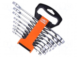 Wrench-set | inch,rattle,combination spanner | 8pcs.