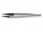 Tweezers | Blade tip shape: sharp | ESD | Type of tweezers: straight