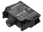 Illuminating unit | 22mm | 3SU1.5 | Illumin: LED | front | 24VAC | blue