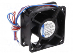 Fan: DC | axial | 12VDC | 60x60x25mm | 43.5m3/h | 35dBA | ball | 6300rpm
