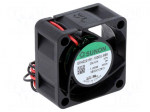 Fan: DC | axial | 12VDC | 40x40x20mm | 15.1m3/h | 25.5dBA | slide | 7000rpm