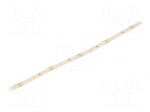 LED tape | white warm | 2835 | LED/m: 160 | 8mm | IP20 | 120&deg; | 13W/m | 24VDC