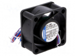 Fan: DC | axial | 24VDC | 40x40x20mm | 14.5m3/h | 31dBA | slide | 8100rpm